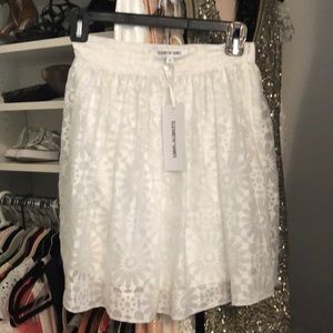 NWTS Elizabeth and James small white flowy skirt